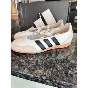 Adidas Taekwondo Team Shoes Women White Black Gum J22101 Slip On Sneakers Sz 9.5